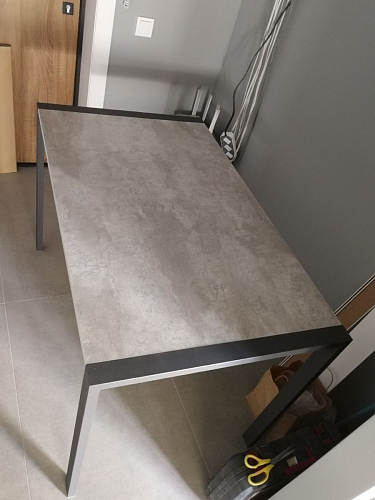 Стол Центавр бетон / графит фото покупателя 18