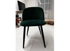 Стул на металлокаркасе Gabi 1 бежевый / черный с серебряными наконечниками фото покупателя 226