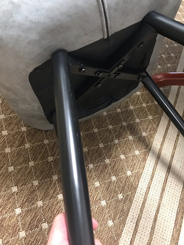 Стул Fox black / grey фото покупателя 3