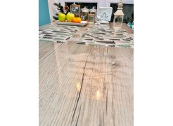 Деревянный стол Барон О 200 х 90 черная пленка шагрень / белый фото покупателя 73