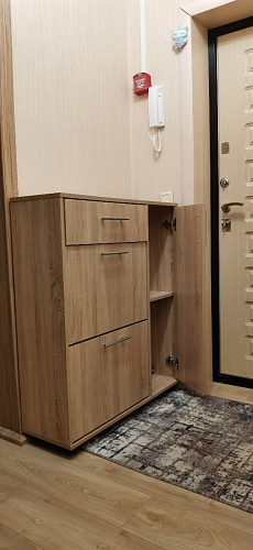 Обувница ТП-4 дуб сонома / белый  - Уцененный экземпляр фото покупателя 1