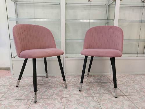 Стул на металлокаркасе Gabi latte / gold / black фото покупателя 92