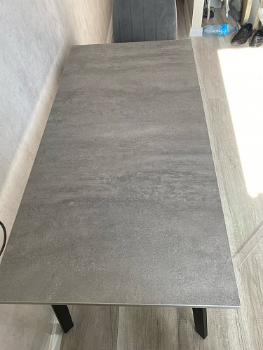 Стол Тринити Лофт 120 32 мм дуб галифакс табако / черный матовый фото покупателя 568