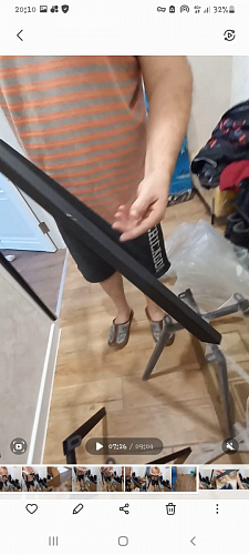 Стул на металлокаркасе Чилли синий / белый фото покупателя 1219