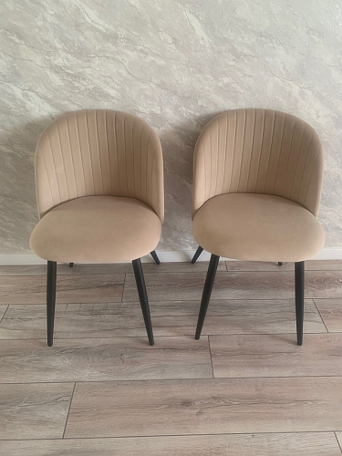 Стул на металлокаркасе Gabi gray / black фото покупателя 136