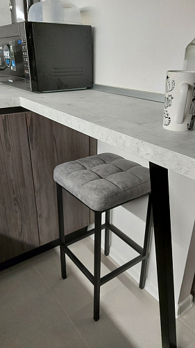 Полубарный стул Лофт мадера 20 / белый матовый фото покупателя 225