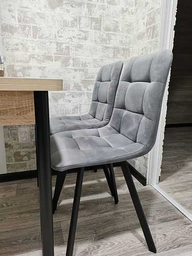 Комплект стульев Чилли 2 шт бежевый / черный фото покупателя 1012