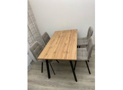 Стул на металлокаркасе Чилли синяя ткань / белый фото покупателя 218