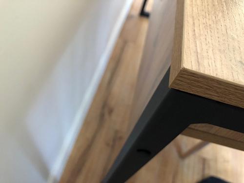 Письменный стол Леон Лофт дуб делано светлый / белый матовый фото покупателя 128