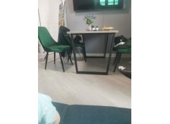 Стол Лота Лофт 140 25 мм черный матовый / бетон фото покупателя 158