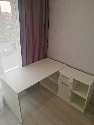 Письменный стол Лайт 03.245F белый гладкий 101 фото покупателя 16