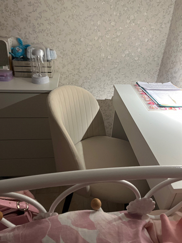 Стул на металлокаркасе Gabi latte / gold / black фото покупателя 542