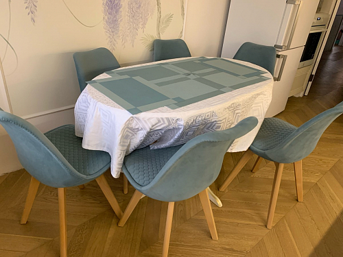 Стул Bonuss blue / wooden legs фото покупателя 61