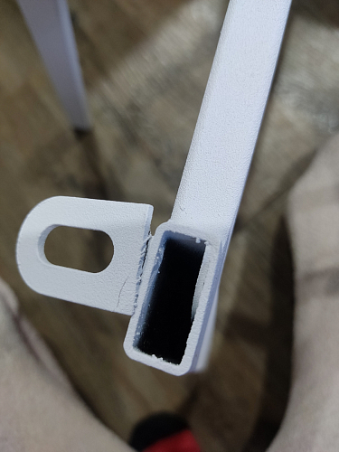 Стул на металлокаркасе Чилли синяя ткань / белый фото покупателя 1391