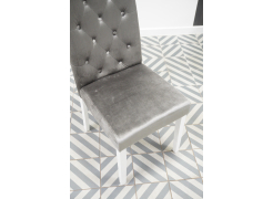 Стул Amelia white / fabric grey из шоурума 1