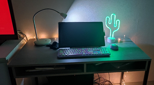 Письменный стол Леон Лофт дуб делано светлый / белый матовый фото покупателя 65