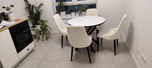 Стул на металлокаркасе Kora black / gray фото покупателя 300