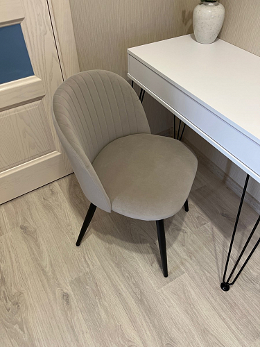 Стул на металлокаркасе Gabi 1 light purple / black фото покупателя 319