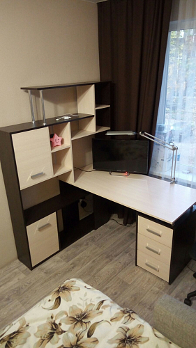 Компьютерный стол КС15 левый дуб сонома фото покупателя 38