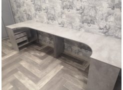 Письменный стол СПм-25 левый белый  - Уцененный экземпляр фото покупателя 50