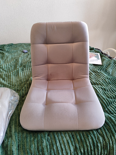 Стул на металлокаркасе Чилли К черный / зеленый фото покупателя 442