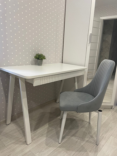 Стул на металлокаркасе Kora black / gray фото покупателя 429