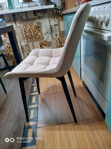 Стул на металлокаркасе Челси бирюзовый / черный фото покупателя 260