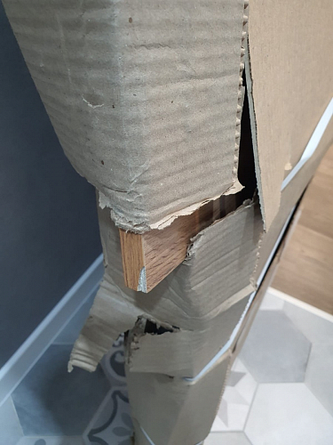 Письменный стол Битти Лофт 116х60х75 дуб вотан / белый матовый фото покупателя 38