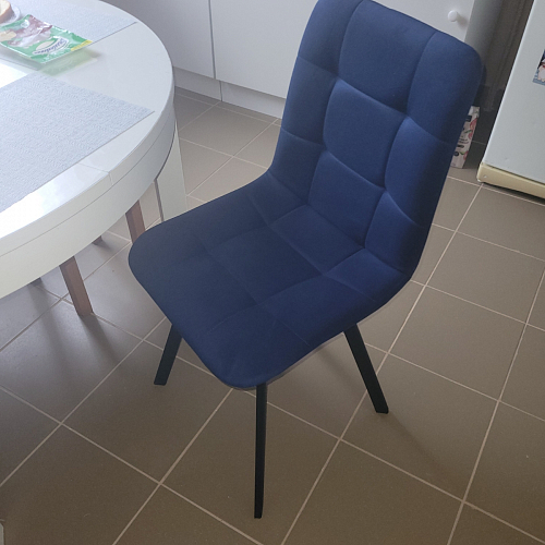 Стул на металлокаркасе Чилли К кирпичный / черный фото покупателя 390