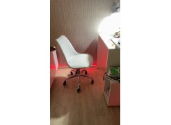 Компьютерное кресло Kolin с подушкой clear / white фото покупателя 129