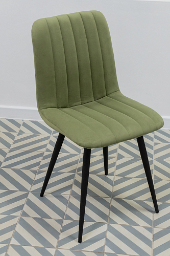 Стул на металлокаркасе Дани темно-серый (zd 995) / черный из шоурума 1