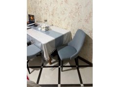 Стул на металлокаркасе Kora green / black фото покупателя 374