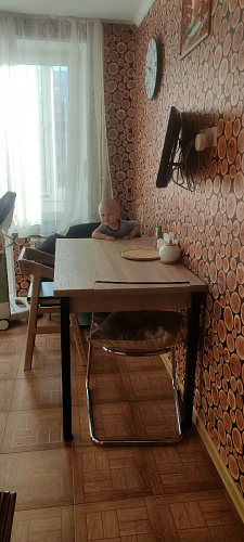 Стол Оригон навара / черный матовый фото покупателя 2