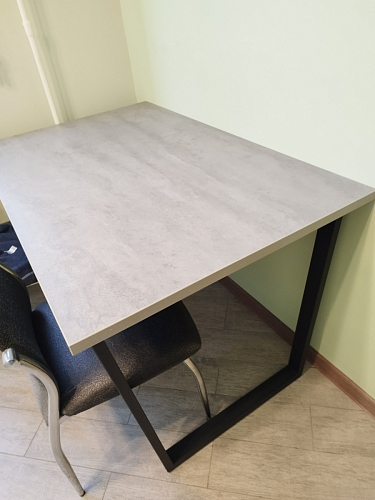 Деревянный стол Лота Лофт 120x75 дуб крафт табачный / черный матовый фото покупателя 961