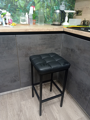 Барный стул Лофт катания лаванда / белый матовый фото покупателя 73