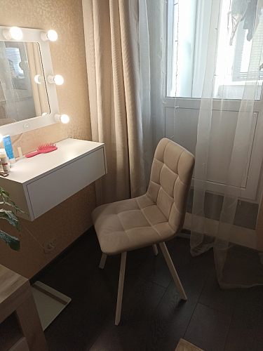 Стул на металлокаркасе Чилли темно-серый / черный каркас фото покупателя 85