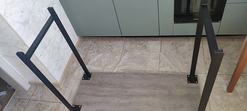 Барная стойка Дилан Лофт 120х50х90 бетон фото покупателя 66