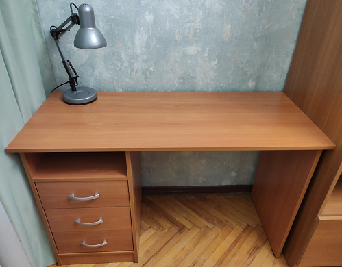 Письменный стол Хит-3 ясень шимо темный фото покупателя 1