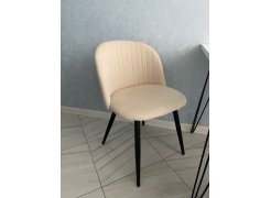 Стул на металлокаркасе Gabi 1 light purple / black фото покупателя 728