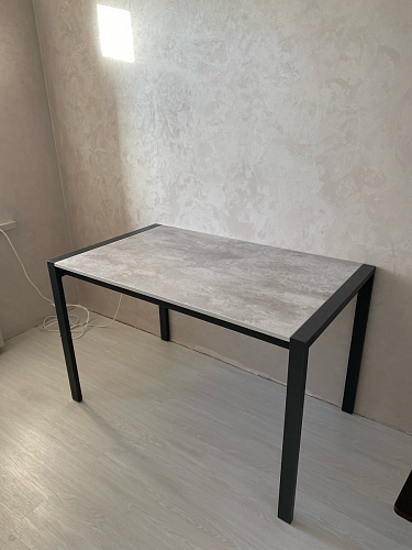 Стол Центавр дуб галифакс / черный матовый фото покупателя 6