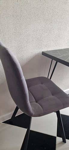 Стул Чилли 2 темно-серый  / черный фото покупателя 1408