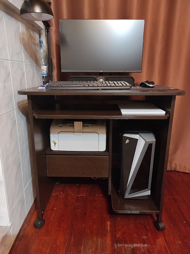 Компьютерный стол КСТ-10.1 Венге  - Уцененный экземпляр фото покупателя 33