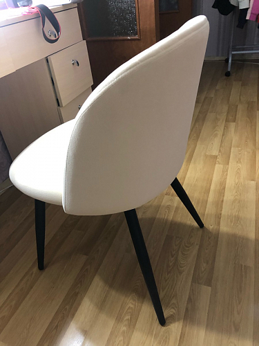 Стул на металлокаркасе Gabi 1 light purple / black / gold фото покупателя 81