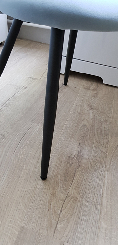 Стул на металлокаркасе Gabi 1 темно-серый / черный фото покупателя 285