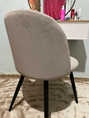 Стул на металлокаркасе Gabi latte / gold / black фото покупателя 470