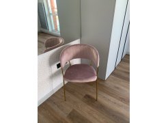 Стул на металлокаркасе Kamelia зеленый / золото фото покупателя 87