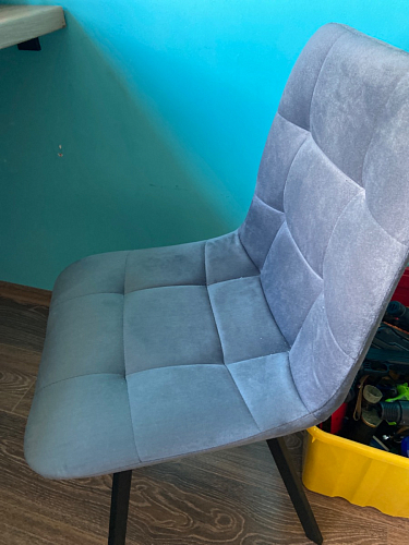 Стул на металлокаркасе Чилли зеленый / черный фото покупателя 1315