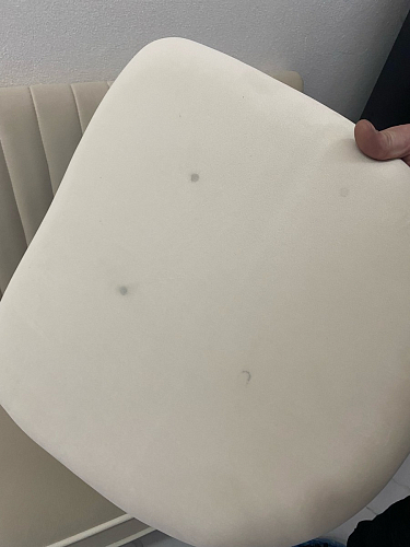 Стул на металлокаркасе Kamelia зеленый / золото фото покупателя 14