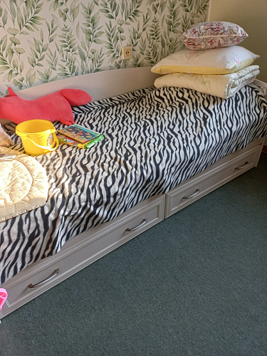 Односпальная кровать Колибри 80 х 190 см бодега фото покупателя 28