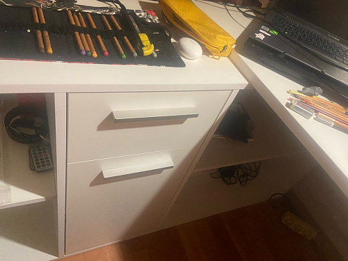 Письменный стол Лайт 03.245F белый гладкий 101 фото покупателя 52